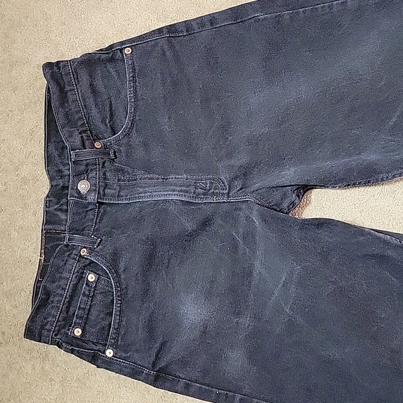 LEVIS Black Vintage 550 Relaxed Jeans - Picture 8 of 12